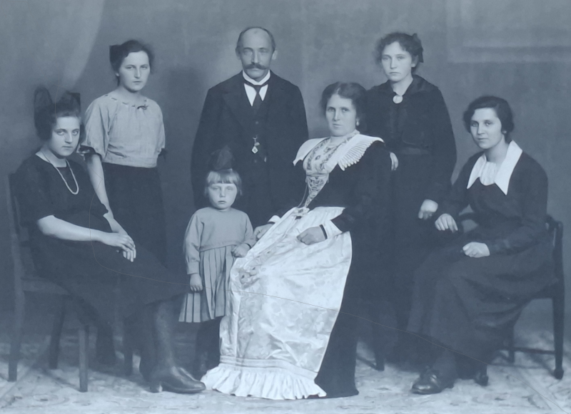 Familie von Josef Anton Keller und Maria Keller-Graf um ca. 1920
